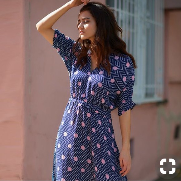 NEW • Tucker NYC • The Cascade Dress Belle De Jour - Picture 2 of 5